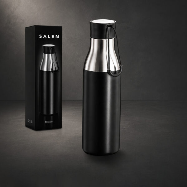 Bouteille isotherme Salen gamme premium fond noir - JOVA France Castres Tarn Occitanie