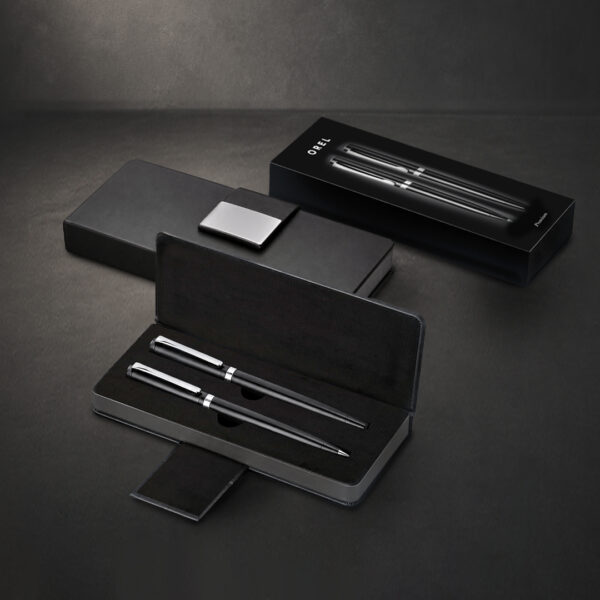 Set stylo et roller Orel gamme premium fond noir - JOVA France Castres Tarn Occitanie