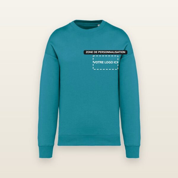 Sweat Mira avec zone de personnalisation pour votre logo, impression DTF ou broderie - JOVA France Castres Tarn Occitanie